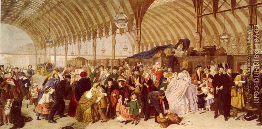 William Powell Frith : The Railway Station